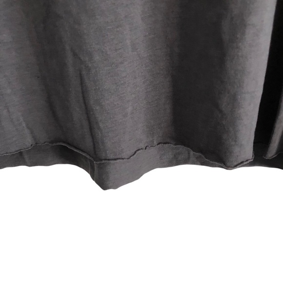 Michael Lauren Short Sleeve V-Neck T-Shirt Gray XS - Picture 4 of 9